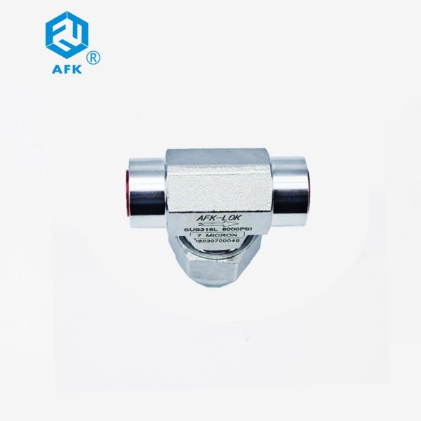 1/4 316L Stainless Steel Filter Pressure / Corrosion Resistant For Laboratory Lines