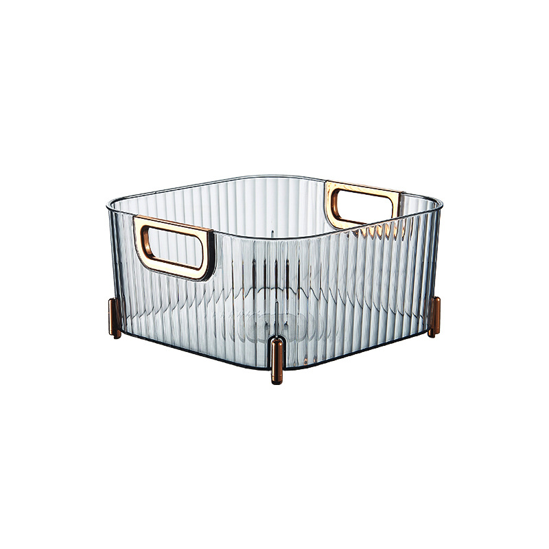 Wholesale Transparent Desktop Sundries Organizer Light Luxury Skin Care Mask Storage Box Cosmetic Storage Box