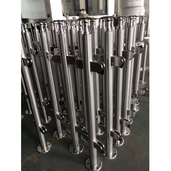 V2A / Балясины перил нержавеющей стали В4А, коммерчески стеклянные перила балкона