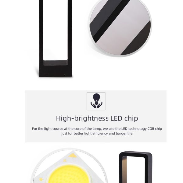 Villa Motion Sensor LED Light 6000K Motion Sensor Solar Landscape Lights