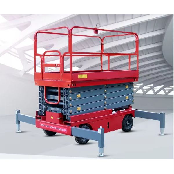 6м 8м 10м 12м 14м 16м электрический ножничный подъемник с воздушной рабочей платформой