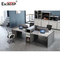Poste de travail multifonctionnel de bureau de 6 Seater extensible avec l'ODM latéral de stockage