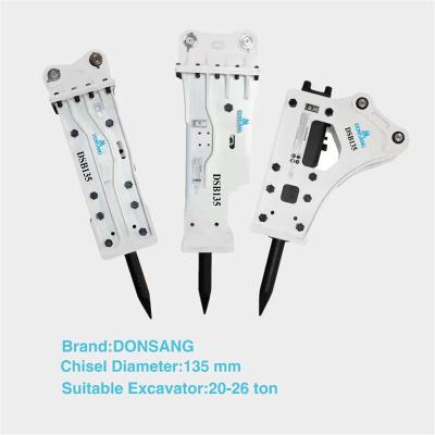 20 toneladas 25 toneladas de martelo hidráulico largo HB20G da rocha de Hydraulic Hammer Breaker 135mm da máquina escavadora