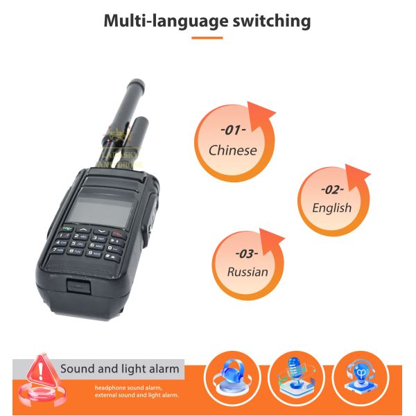 Handheld Drone Detector 300MHz–6200MHz with OFDM & FM Signal Detection with 1KM Detection Range and Audio Visual Alarm