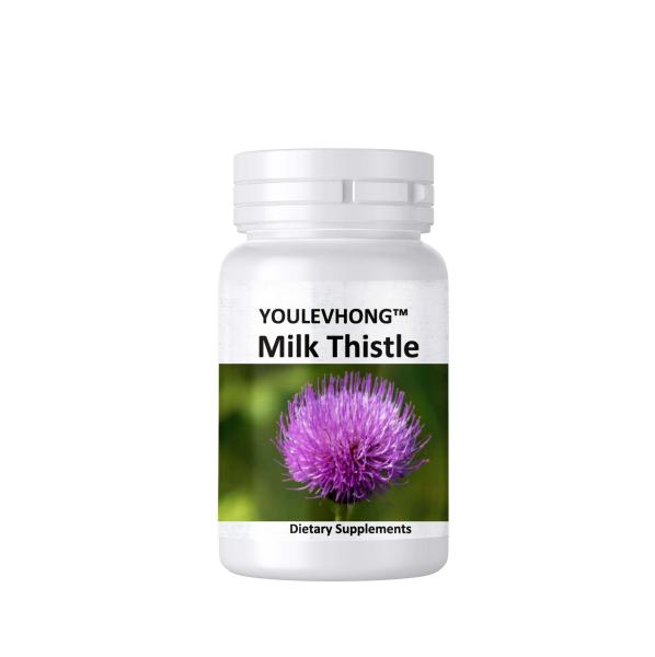 250 mg de capsules de chardon-Marie pour la désintoxication du foie et de soutien un remède naturel pour les problèmes de foie.