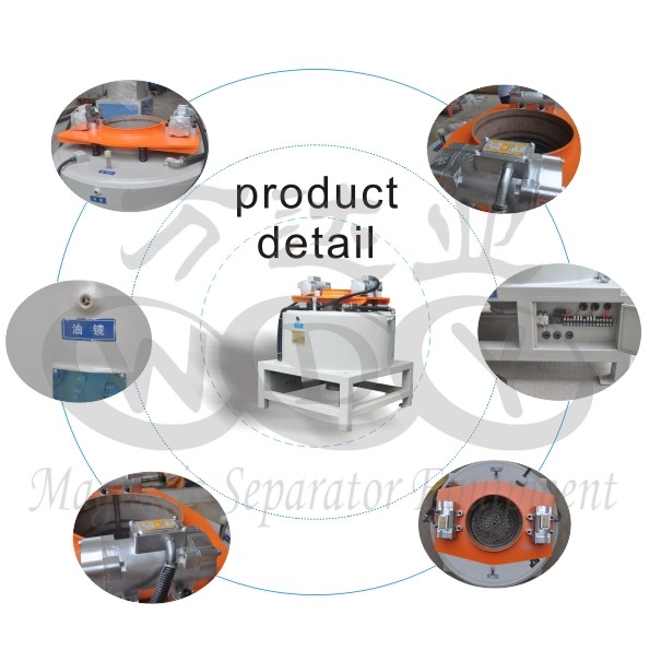 Dry Powder Mineral Permanent Electro Magnetic Separator Equipment 20A600 For Feldspar,quartz,medicine