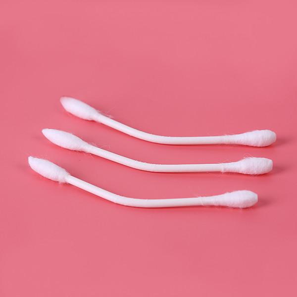 Ethical Pure Tiny Cotton Swabs Plastic Sticks Long Handled For Cleaning Ears