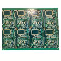 Double Layers 8Oz Prototype PCB Assembly Black Soldmask White Silkscreen Green Surface