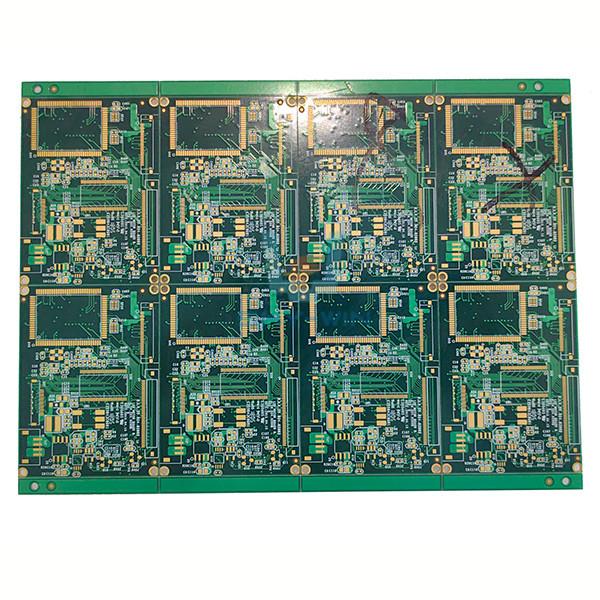 Double Layers 8Oz Prototype PCB Assembly Black Soldmask White Silkscreen Green Surface