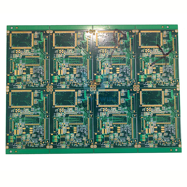Double Layers 8Oz Prototype PCB Assembly Black Soldmask White Silkscreen Green Surface