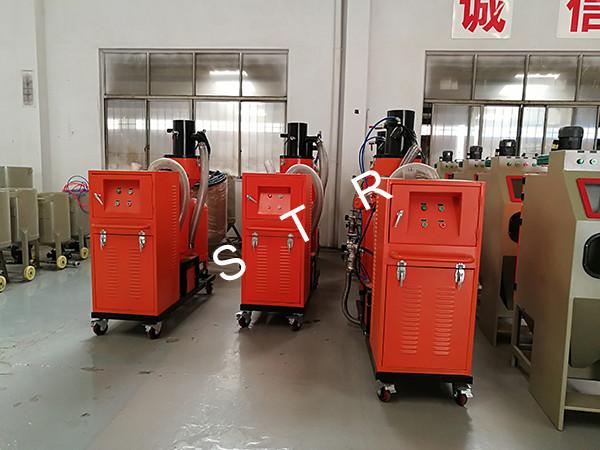 Shape Recovering  Portable Sandblaster With Vacuum Rust Paint Removal Weld Treatment