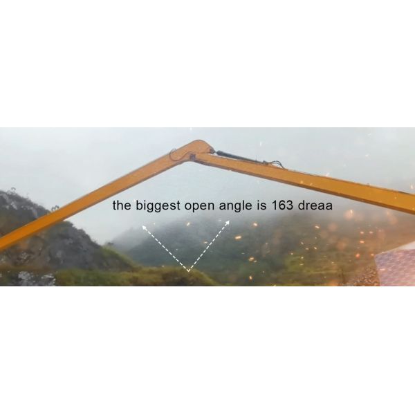 Рука с 0.4cbm штырями ведра 6, длинное приложение заграждения экскаватора KOMATSU длинная достигаемости