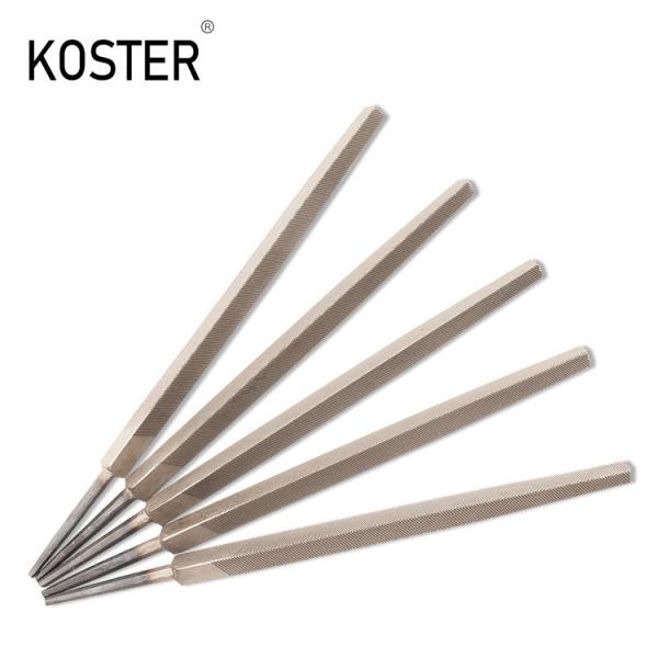 Steel Triangle File with 120 Grit 8 Inch Length 200mm Medium Three Square Section Shape