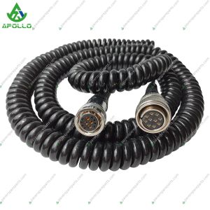 Câble APOLLO de haute qualité 83701042 Câble spiralé 04-02-02561 Câble de contrôleur numérique pour finisseur d'asphalte