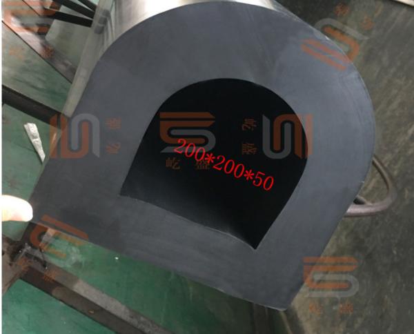 Anti Collision Semi Circular 200mm EPDM Rubber D Fender