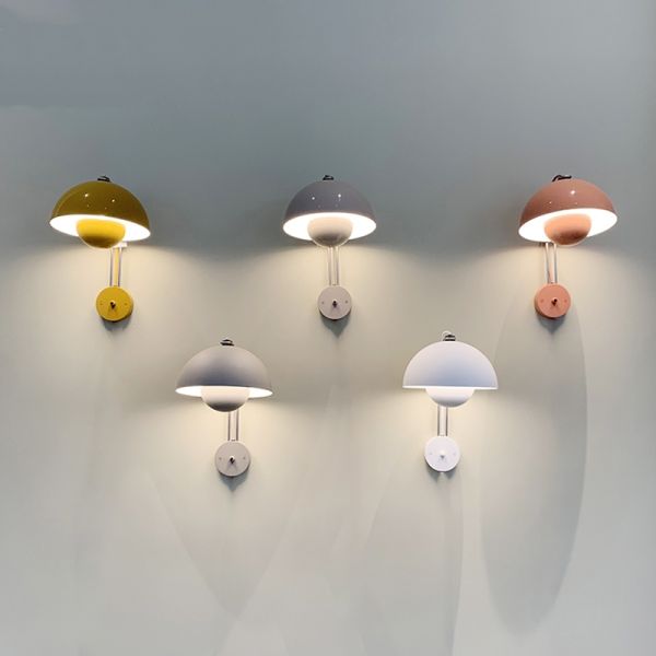 Modern Iron wall Light Color Flower bud wall lamp nordic Living Room Dining Room Kitchen Wall sconce(WH-OR-175)