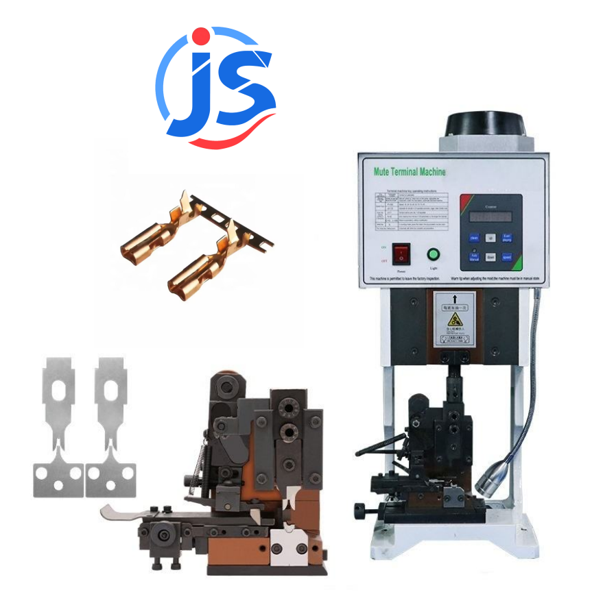 Semi Automatic Terminal Crimping Machine with 2Ton Crimp Pressure, 750W Power, and Compact 30*30*65cm Size