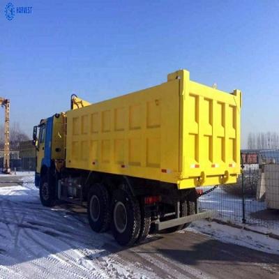 5000kg guindaste de Ton Dump High Up Truck da condução à direita 30 da junta SQ5ZK2Q Howo 6x4