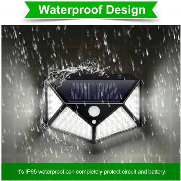 100LED Security Lamp Powerful IP65 Waterproof PIR Motion Sensor Garden Wall Decoration LED Solar Lights Outdoor Street