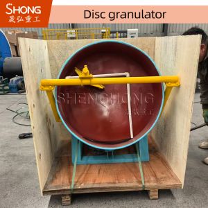 Disc Pan Fertilizer Granulation Equipment For Chemical Powder 6t/H