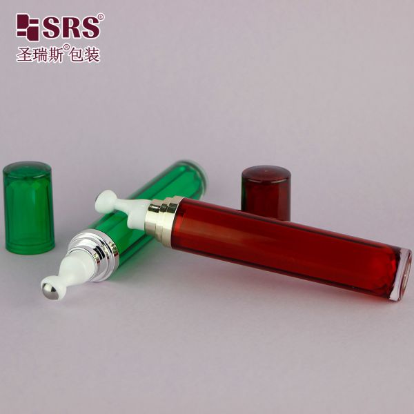 Eye Cream Cosmetics Empty Acrylic Roll On Bottle 15ml/20ml With SS Ball
