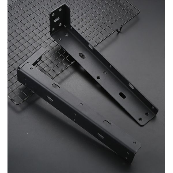 Repisas flotantes en forma de L Brackets Metal pesado para la organización del garaje