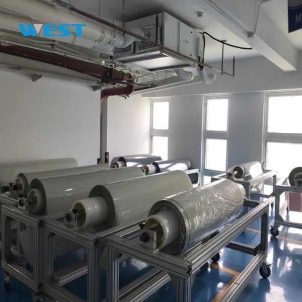 Película PDLC inteligente de control de luz Westglass Black, película de atenuación inteligente autoadhesiva