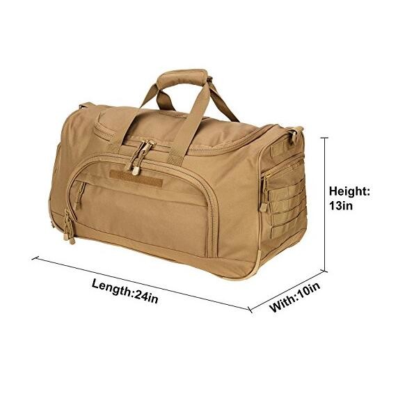 Travel Sports Bag Gym Bag with Shoes Compartment,Tactical outdoor duffle bag
