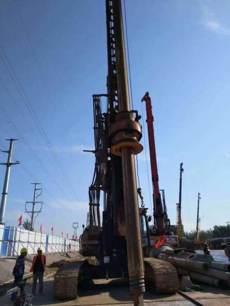 Euro III Used Rotary Drilling Rig Used Piling Equipment ISUZU 6UZ1