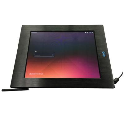 PC encaixado 9 polegadas completamente fechado GPIO/WIFI do painel de toque