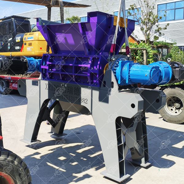 Xrido 300-22000Kg/H Double Shaft Waste Shredder for Plastic Metal Glass