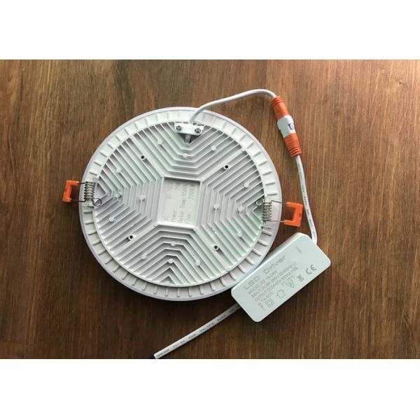 18W LED Slim Panel Light / Recessed Back Lighting Frameless Aluminum PC 105mm