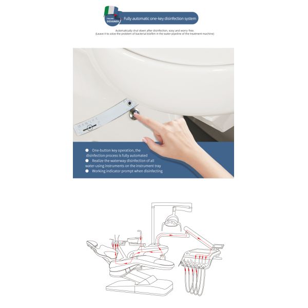 Electricity Dental Chair Stomatology Equipment With Water Purification System