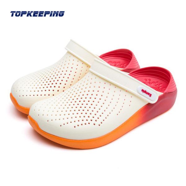 37-44 Stylish Quick Drying Garden Odm Men Wearing Clogs Lightweight Pvc