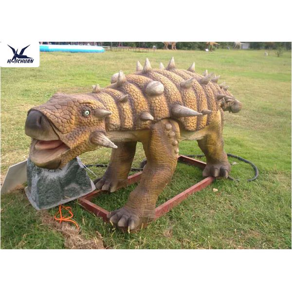 50/60 Hertz Life Size Animal Dinosaur Lawn Decorations , Dinosaur Garden Sculpture