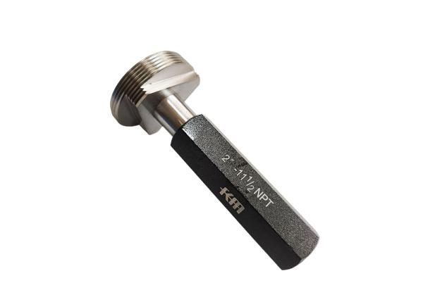 Conception de haute qualité 2 -11.5 NPT Taper Pipe Thread Plug Gauge Go Nogo pour une vérification rapide