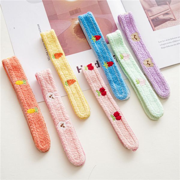 Kids accessories girl Velcro headband bangs shred hair clip girls' clip Summer discollet headband OEM logo