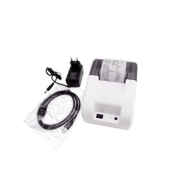 Adapter Direct Power Supply Design Black POS58B 58MM USB 2 Inch Invoice Thermal Printer