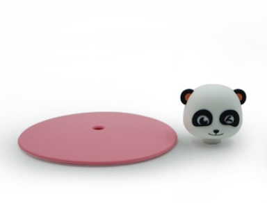 Многоразовое использование мультфильма пылестойкие силиконовые чашки крышка легко чистить и BPA свободный материал