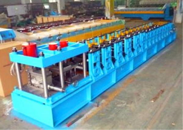 Gutter Guard Coil Roll Off Seaming Downspout Making Machine Flying Saw Cutter