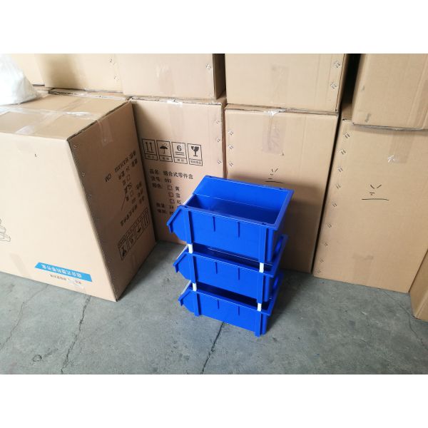 коробок ящика 235 * 148 * 124мм пластиковых, пластиковые бункеры склада включая в набор отложенных изменений