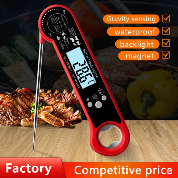 DTH-186 New Design -50 To 300℃ Instant Read Digital Meat Thermometer For Cooking Digital LCD Screen Food Thermometer