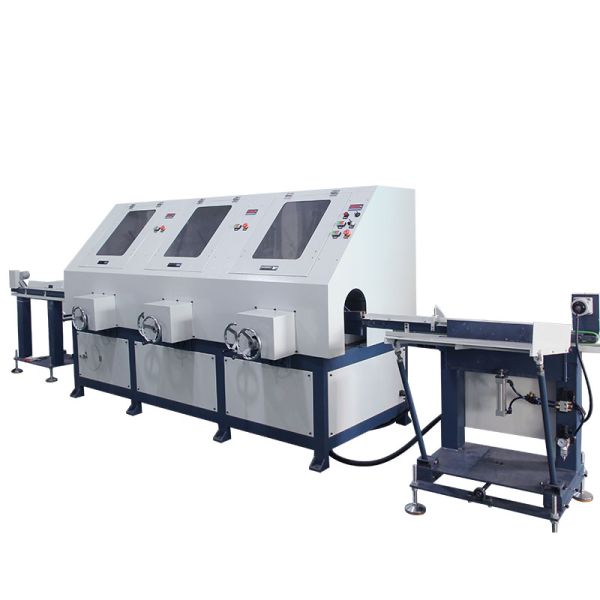 Stainless Steel 4 Heads Square Tube Polishing Machine