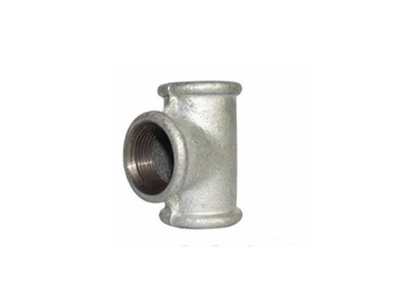 Malleable Iron Pipe Fitting American Standard 150psi Galvanized/Black Reducing Tee