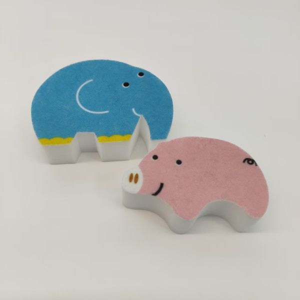 Custom Cartoon Magic Sponge Eraser 8kg/M3 Long Lasting For Electronics Vents