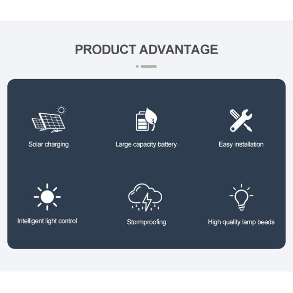 Aluminum Landscape Outdoor Garden Solar Light Light Control 3000k 6000k For Gate Pillar