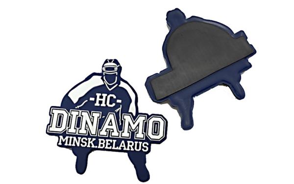 2D Effect Refrigerator Decoration Sticker , Rubber Fridge Magnets Embossed Logo