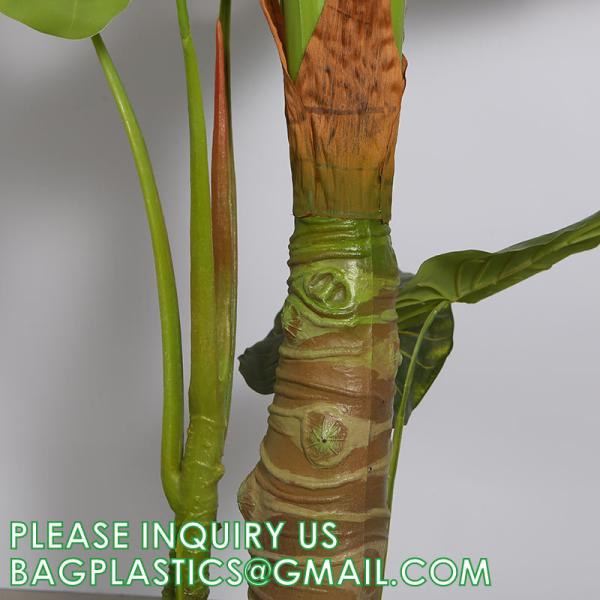 Artificial Plants 15 Inch Artificial Dripping Guanyin Tree Faux Plants Décor Indoor Outdoor,Fake Plastic Plants
