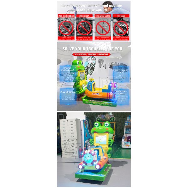 Amusement Park Baby Swing Car Ride / Electric Car Game Machine