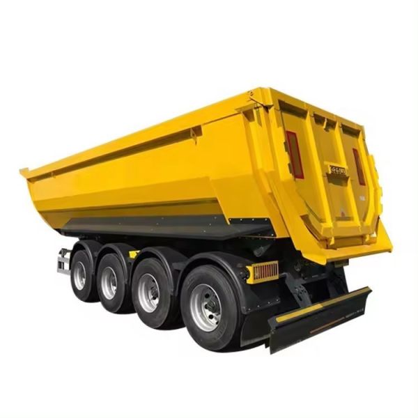 Direct Special Transport Steel 50 Ton 3 Axle Dump Semi Trailer with 12r22.5 Tires